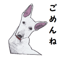 Alba of a White Shepherd and Friends (J) sticker #1198693