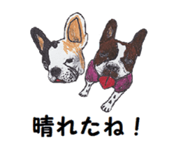 Alba of a White Shepherd and Friends (J) sticker #1198699