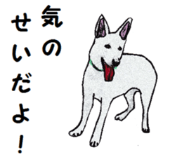 Alba of a White Shepherd and Friends (J) sticker #1198705