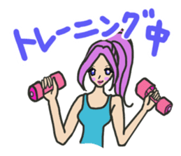 Girls love party sticker #1199086