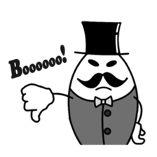 gentleman of the egg sticker #1199951