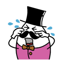 gentleman of the egg sticker #1199955