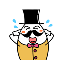 gentleman of the egg sticker #1199957