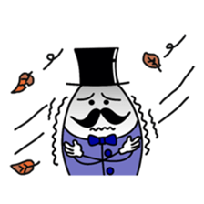 gentleman of the egg sticker #1199966