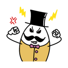 gentleman of the egg sticker #1199970