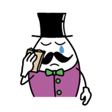 gentleman of the egg sticker #1199971
