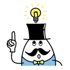 gentleman of the egg sticker #1199977