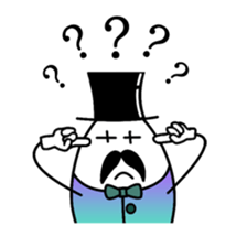 gentleman of the egg sticker #1199983