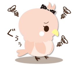 Cute parakeet sticker #1200229