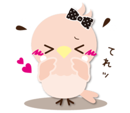 Cute parakeet sticker #1200231