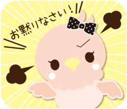 Cute parakeet sticker #1200236