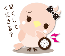 Cute parakeet sticker #1200238