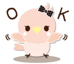 Cute parakeet sticker #1200240