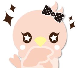 Cute parakeet sticker #1200243