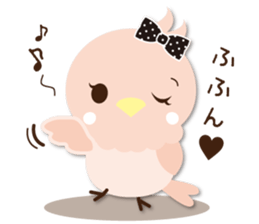 Cute parakeet sticker #1200244