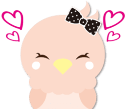 Cute parakeet sticker #1200246