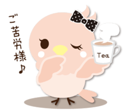 Cute parakeet sticker #1200260