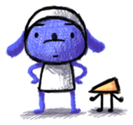 Blue Mouse sticker #1200466