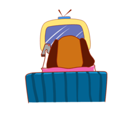 Cute dog beagle sticker #1201020