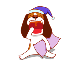Cute dog beagle sticker #1201024