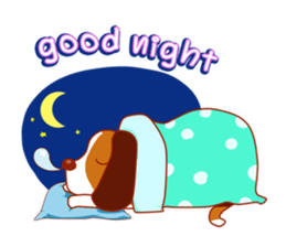 Cute dog beagle sticker #1201025