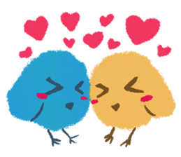 Iro-gami chicks sticker #1201649