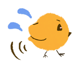 Iro-gami chicks sticker #1201656