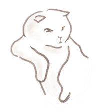Cat Sketch sticker #1201886