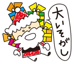 Unwind Santa sticker #1202110