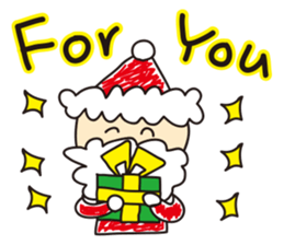 Unwind Santa sticker #1202111
