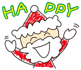 Unwind Santa sticker #1202116