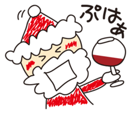Unwind Santa sticker #1202120