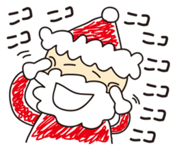 Unwind Santa sticker #1202128