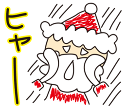 Unwind Santa sticker #1202136