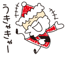 Unwind Santa sticker #1202137