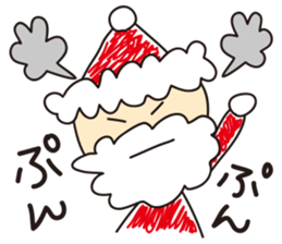 Unwind Santa sticker #1202140