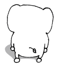 Little elephant 'mame' sticker #1202167