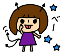 Mima-chan devil. sticker #1202429