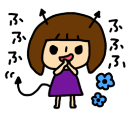 Mima-chan devil. sticker #1202446
