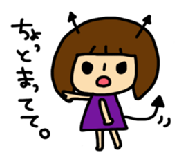 Mima-chan devil. sticker #1202455