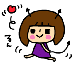 Mima-chan devil. sticker #1202461
