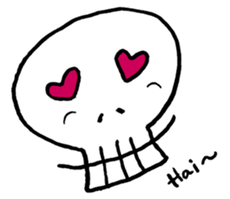 Lovely Skull sticker #1202626