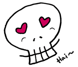 Lovely Skull sticker #1202626