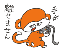 Excuse of monkey sticker #1202670