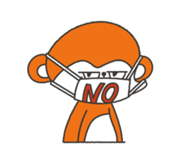 Excuse of monkey sticker #1202693