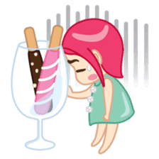 Inana with Sweets sticker #1203359