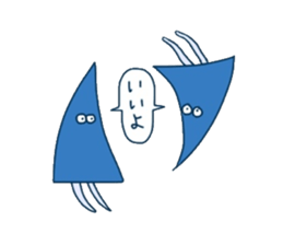 Mr.Triangle Lives Calmly. sticker #1203669