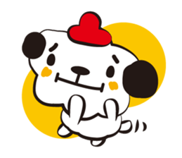 Dog of soft hair sticker #1203826