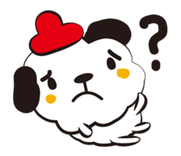 Dog of soft hair sticker #1203829