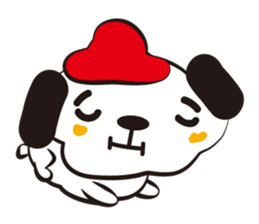 Dog of soft hair sticker #1203833